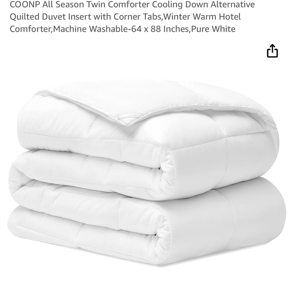 Selling two duvet inserts separately